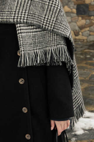Double Sided Scarf Anthracite - 7