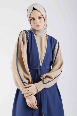 Dress Abaya Suit Sax Blue - 2