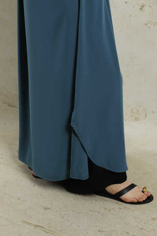 Duble Kol Salaş Gömlek Lacivert - 5