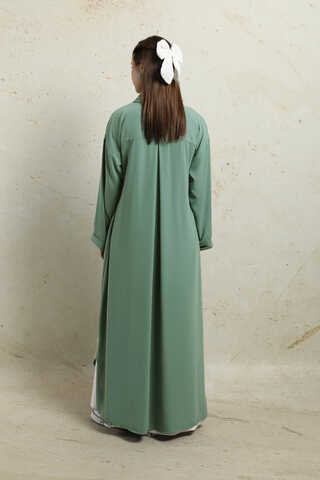 Duble Kol Salaş Gömlek Mint - 7