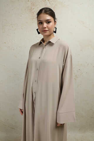 Duble Kol Salaş Gömlek Taş - 4