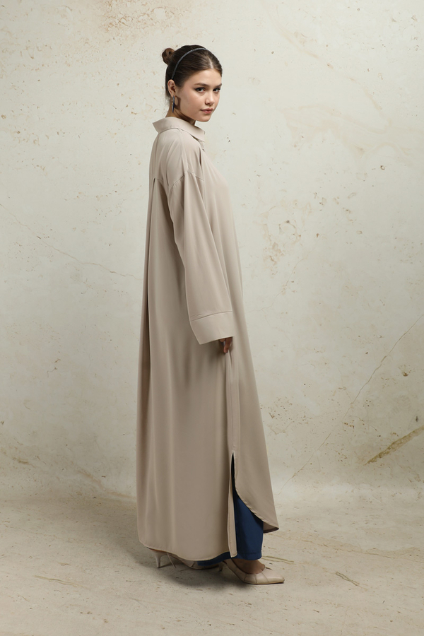 Duble Kol Salaş Gömlek Taş - 7