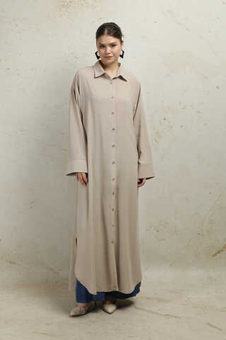 Duble Kol Salaş Gömlek Taş - 6