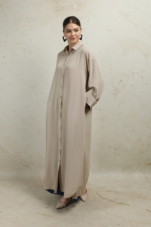 Duble Kol Salaş Gömlek Taş - 2