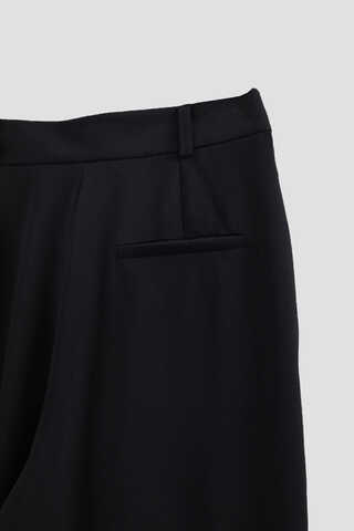 Düğme Detaylı Pantolon Siyah - 10