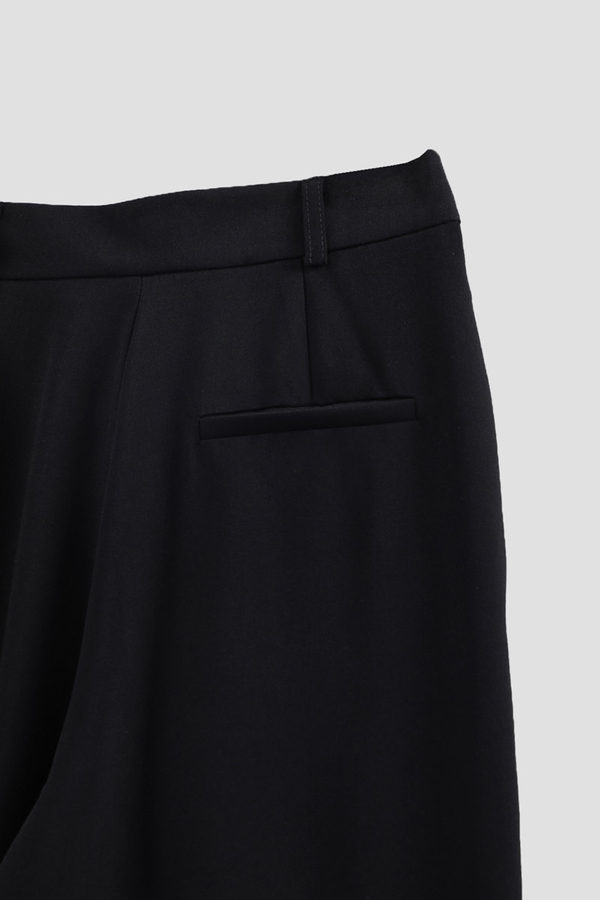 Düğme Detaylı Pantolon Siyah - 10