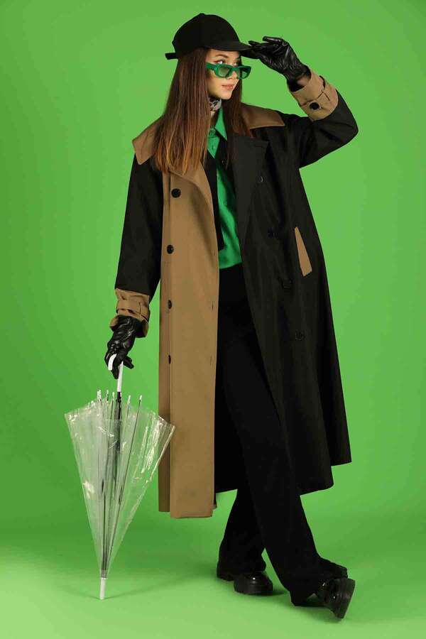 Duo Trençkot Koyu Taş - 1