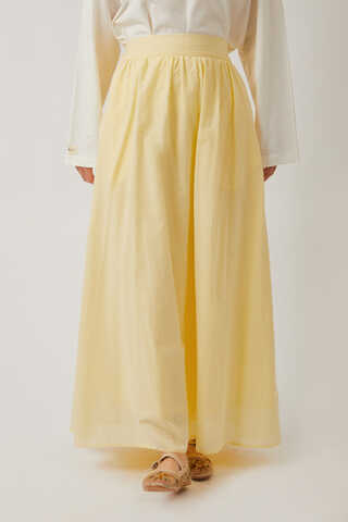 Duru Büzgülü Etek Tereyağı Sarısı - 9