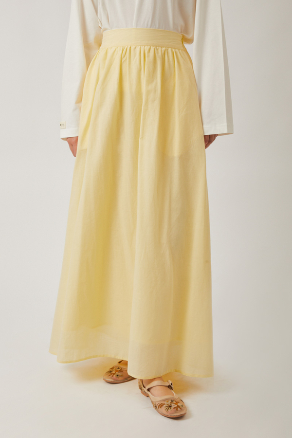 Duru Büzgülü Etek Tereyağı Sarısı - 13