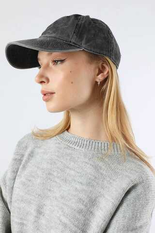 Düşük Kol Kısa Kazak Gri - 2