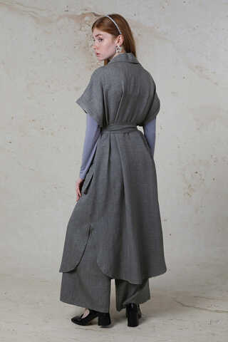 Cepli Yelek Takım Gri - 6