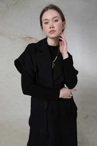 Cepli Yelek Takım Siyah - 2