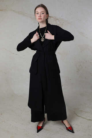 Cepli Yelek Takım Siyah - 5