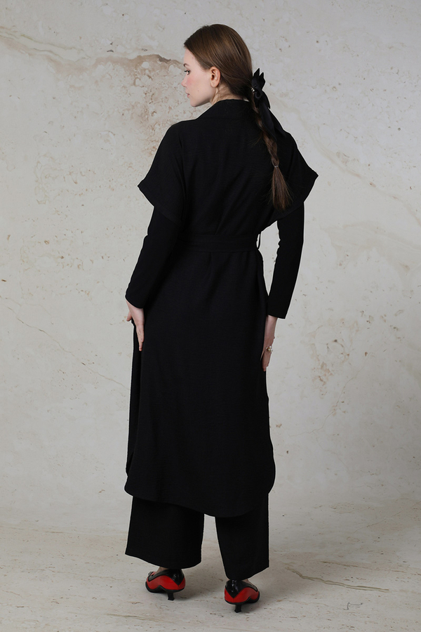 Cepli Yelek Takım Siyah - 6