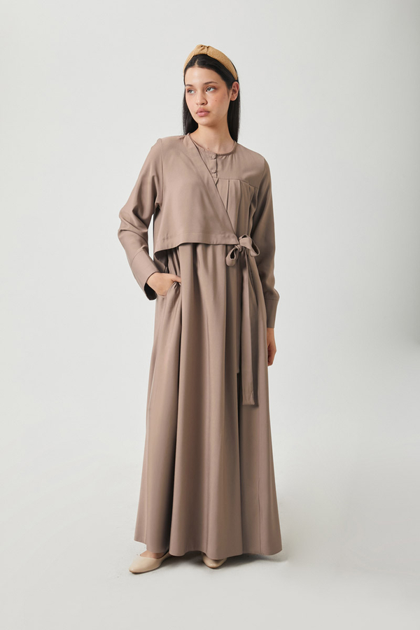 Edil Dress Beige - 4