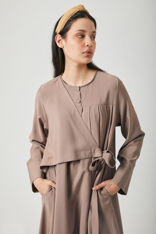 Edil Dress Beige - 14