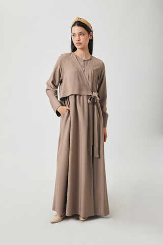 Edil Dress Beige - 4