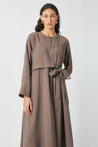 Edil Dress Brown - 7