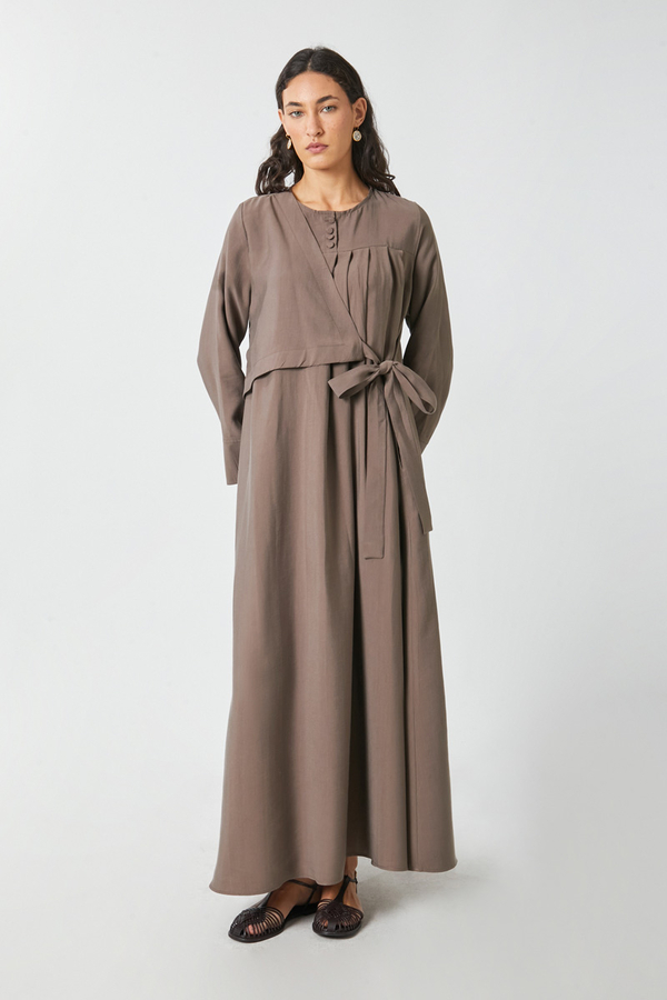 Edil Dress Brown - 3