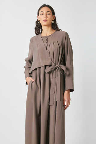 Edil Dress Brown - 4