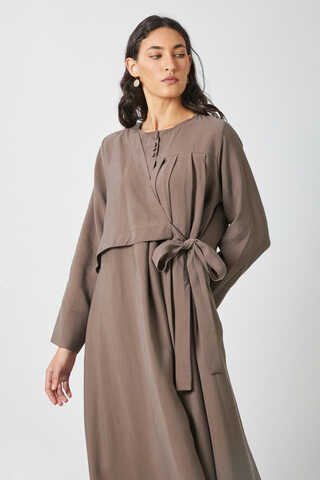 Edil Dress Brown - 5