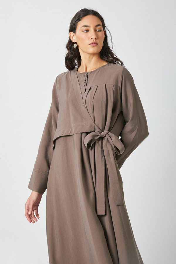 Edil Dress Brown - 5