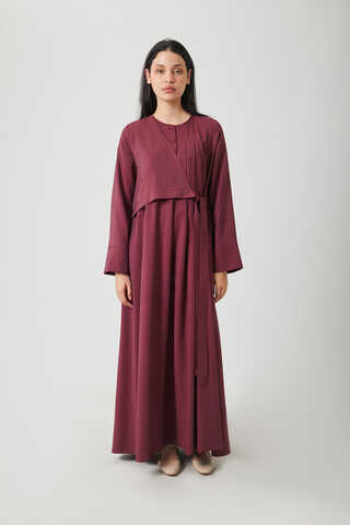 Edil Dress Burgundy - 1
