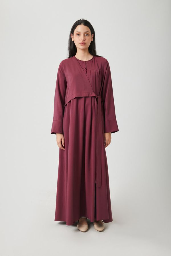 Edil Dress Burgundy 