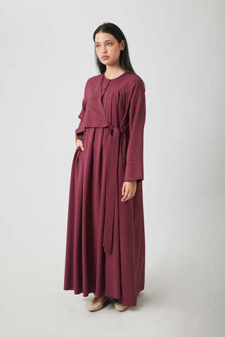 Edil Dress Burgundy - 4