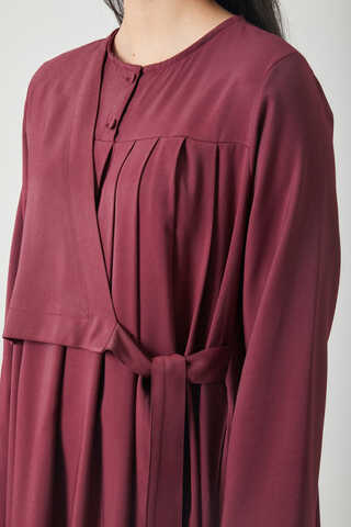 Edil Dress Burgundy - 11
