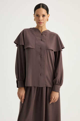 Efil Etek Takım Kahverengi - 8