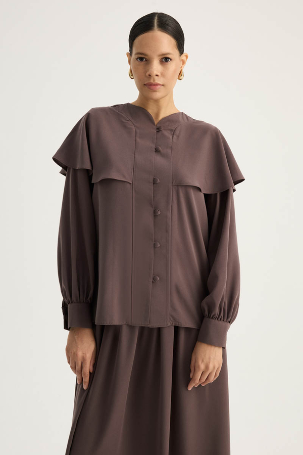 Efil Etek Takım Kahverengi - 8