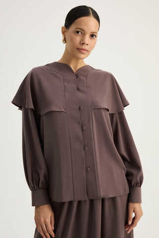 Efil Etek Takım Kahverengi - 1