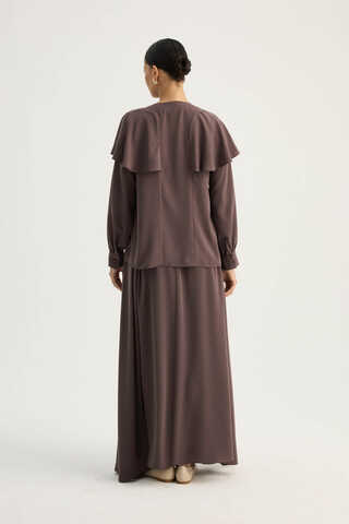 Efil Etek Takım Kahverengi - 15