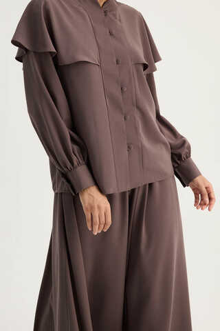 Efil Etek Takım Kahverengi - 13