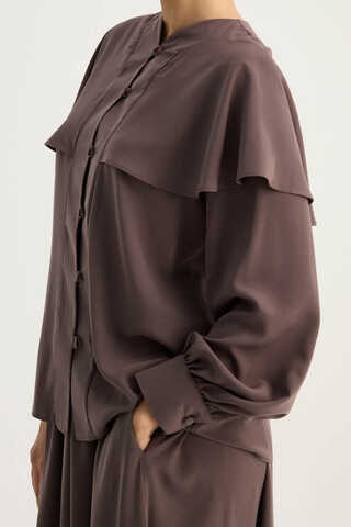 Efil Etek Takım Kahverengi - 4