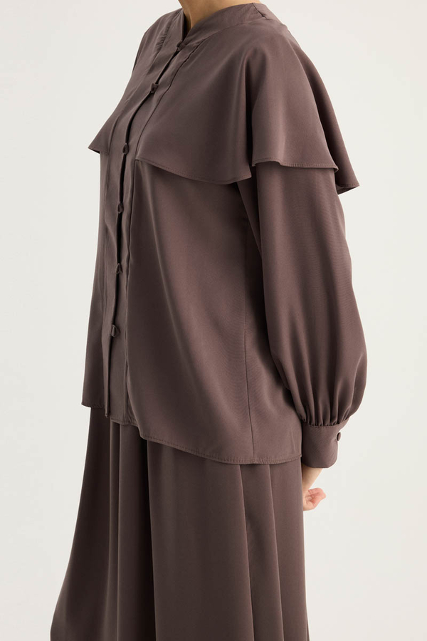 Efil Etek Takım Kahverengi - 9