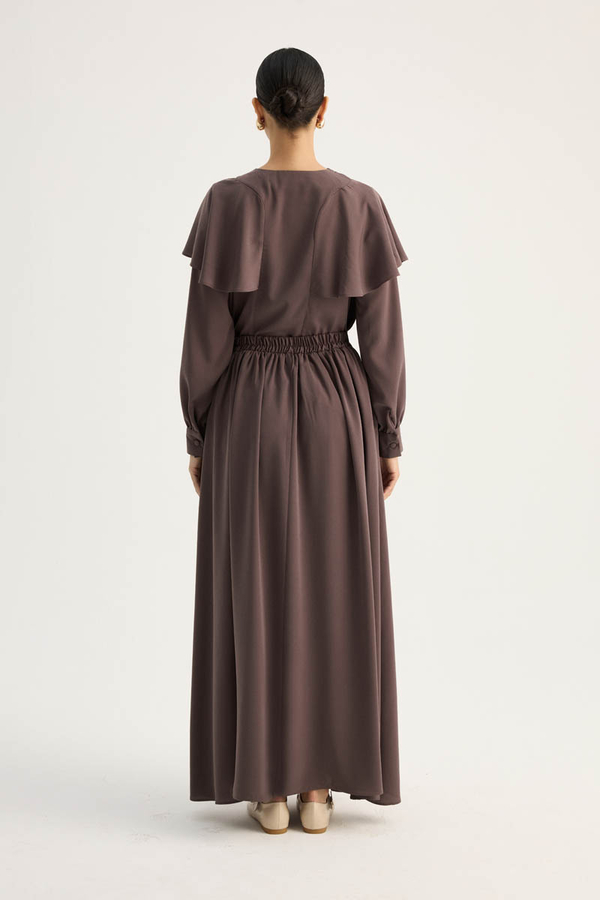 Efil Etek Takım Kahverengi - 16