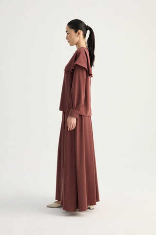 Efil Etek Takım Koyu Somon - 10