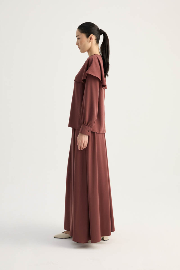 Efil Etek Takım Koyu Somon - 10