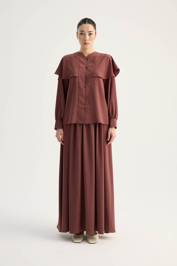 Efil Etek Takım Koyu Somon - 4