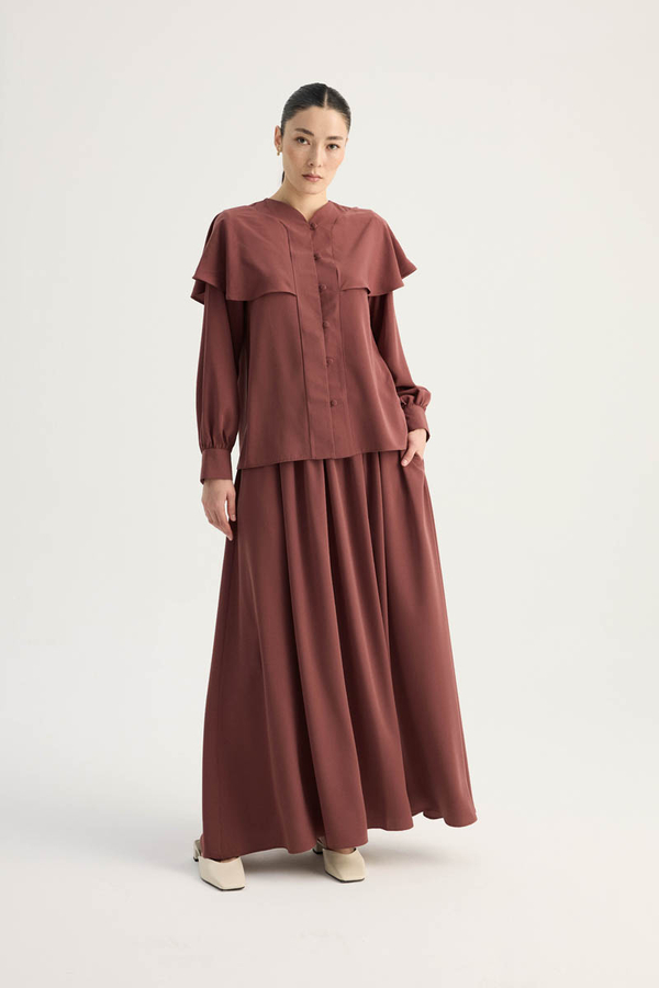 Efil Etek Takım Koyu Somon - 8