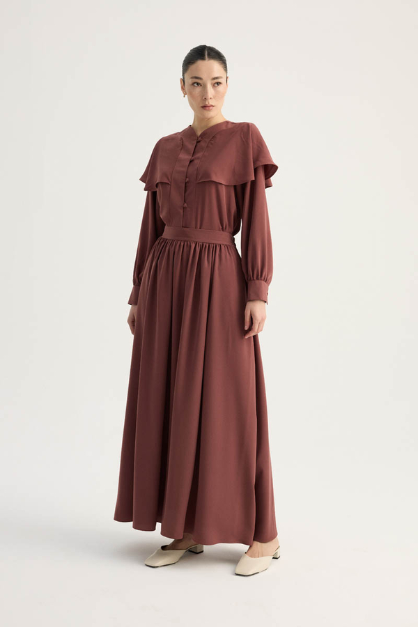 Efil Etek Takım Koyu Somon - 5