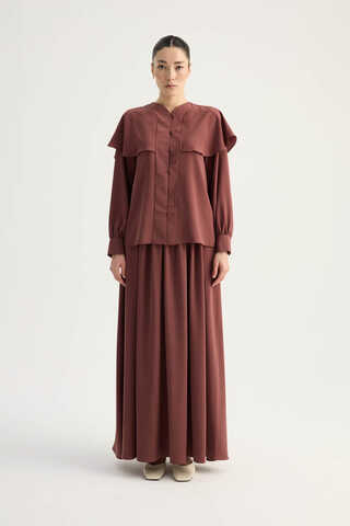 Efil Etek Takım Koyu Somon - 4