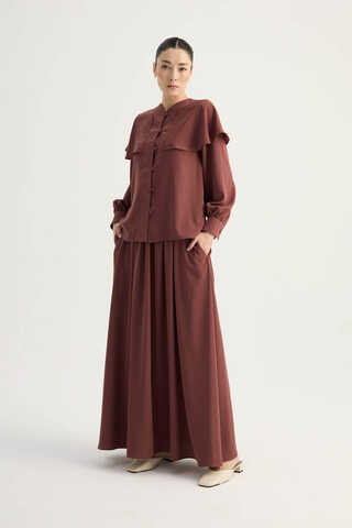 Efil Etek Takım Koyu Somon - 1