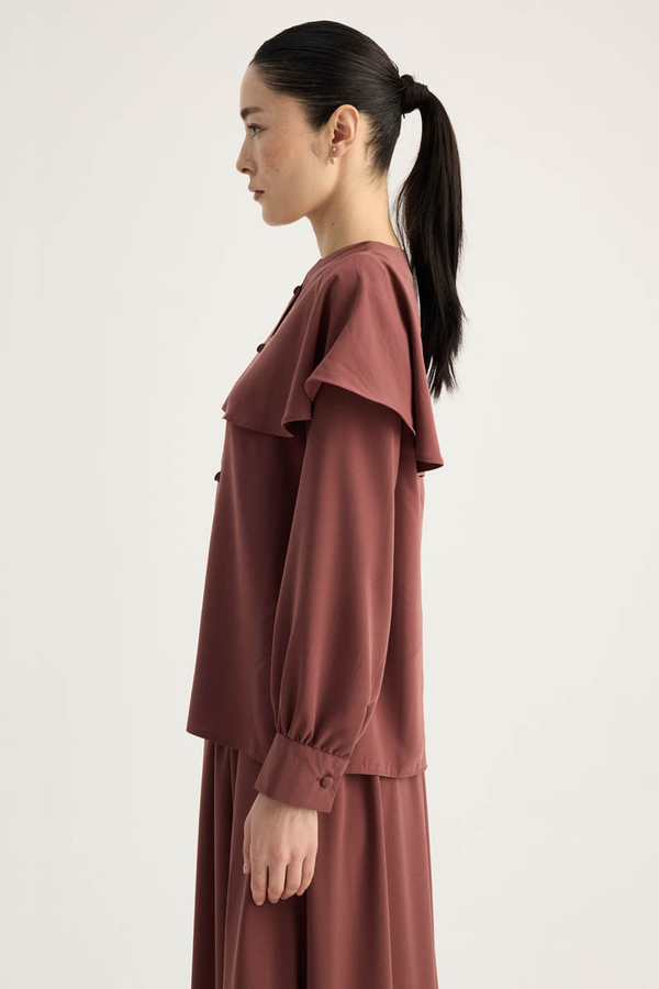 Efil Etek Takım Koyu Somon - 11