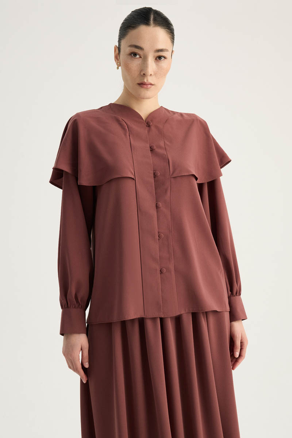 Efil Etek Takım Koyu Somon - 2