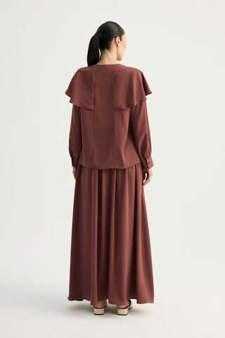 Efil Etek Takım Koyu Somon - 16