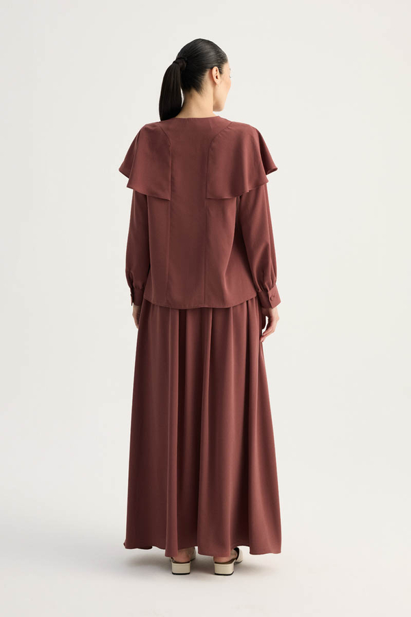 Efil Etek Takım Koyu Somon - 16