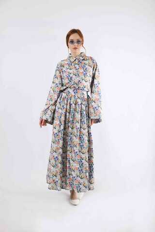 Eke Skirt Suit Grey - 4